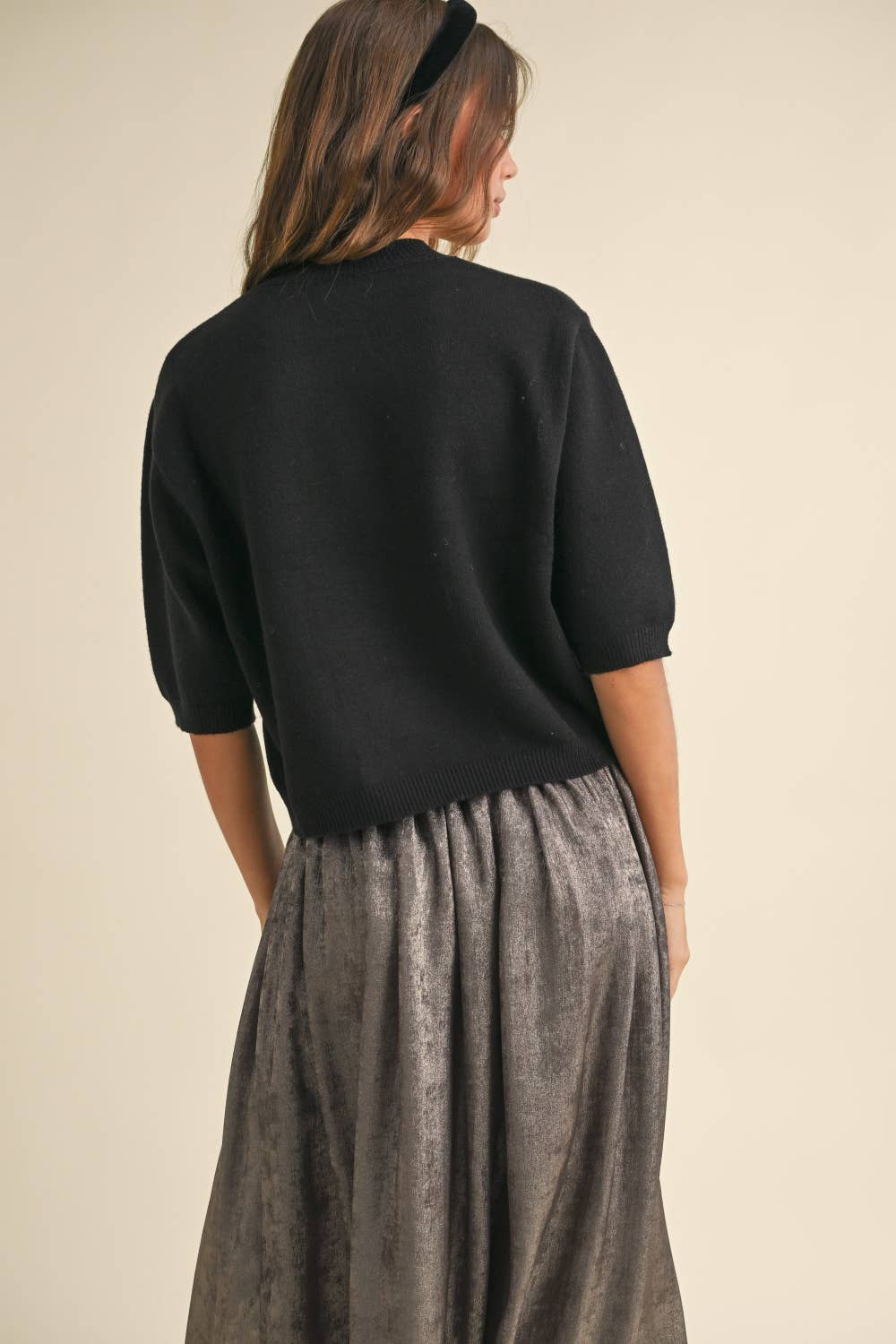 Stella Short Sleeve Sweater Top