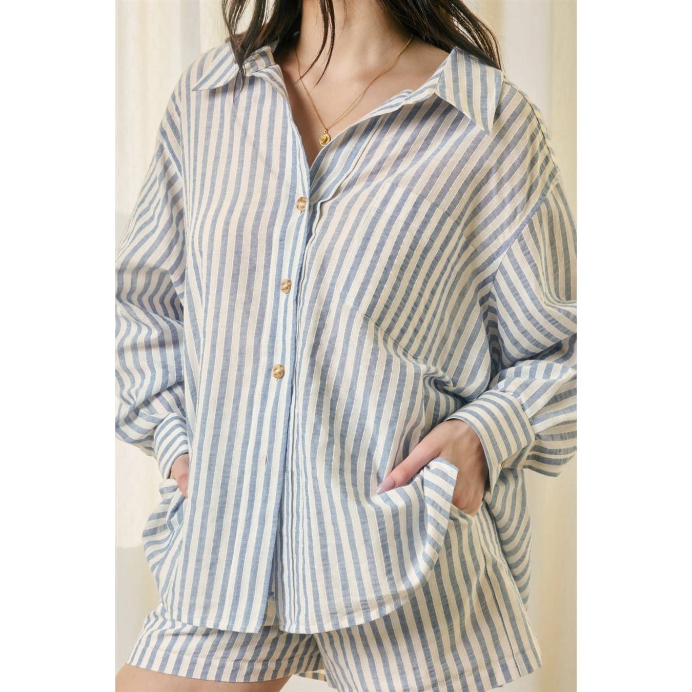 Harbor Breeze Button Down