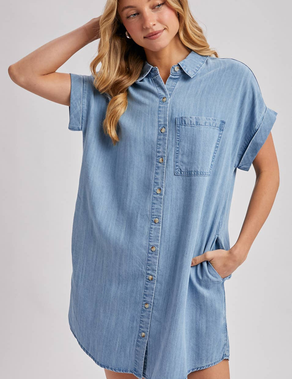 Collins Denim Shirt Dress