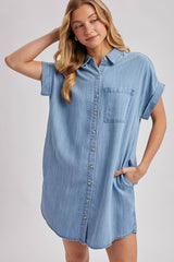 Collins Denim Shirt Dress