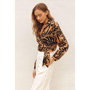 Sweet Summer Wrap Collared Shirt