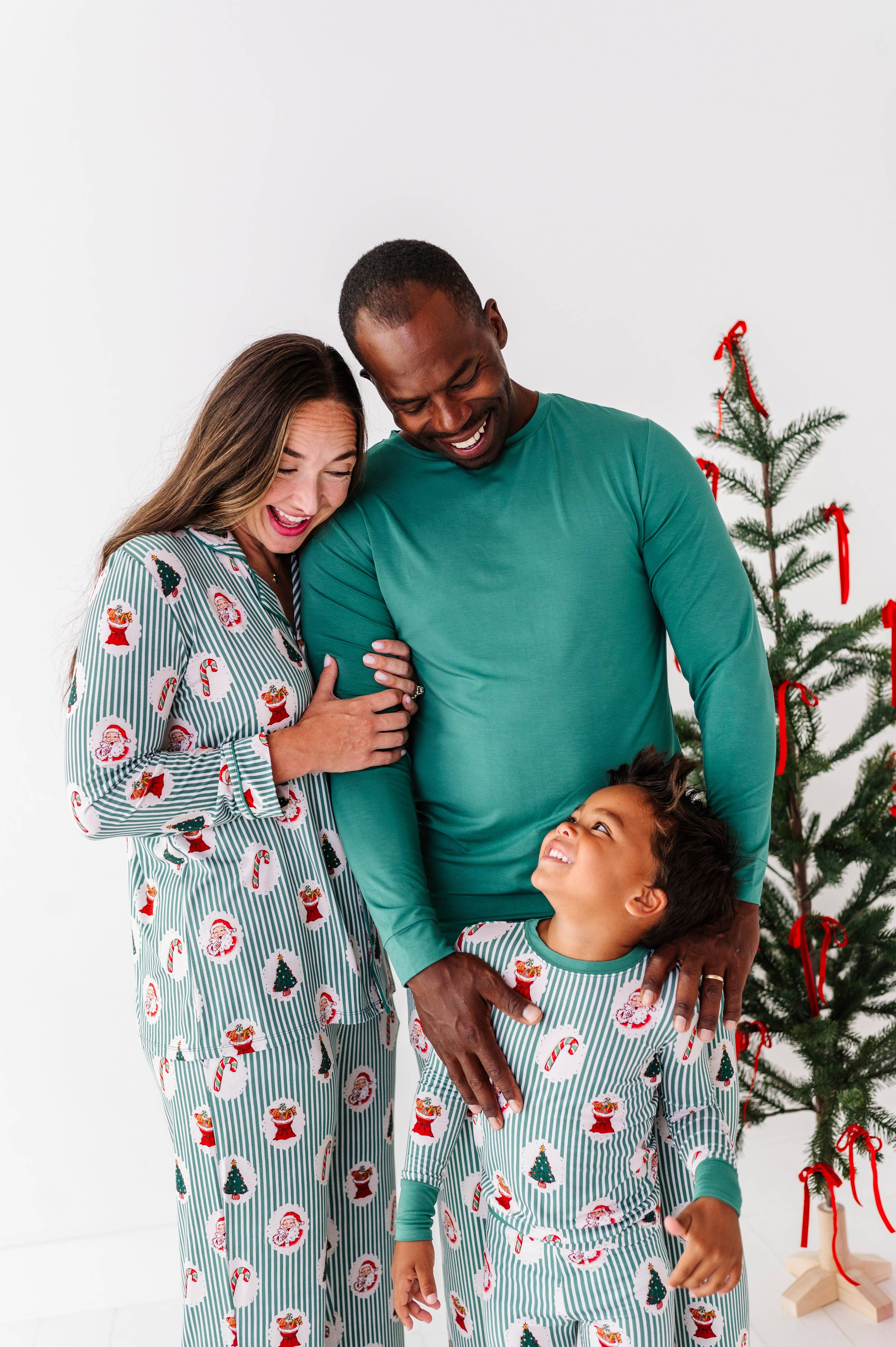 Christmas Classic Stripe Kids Pajamas