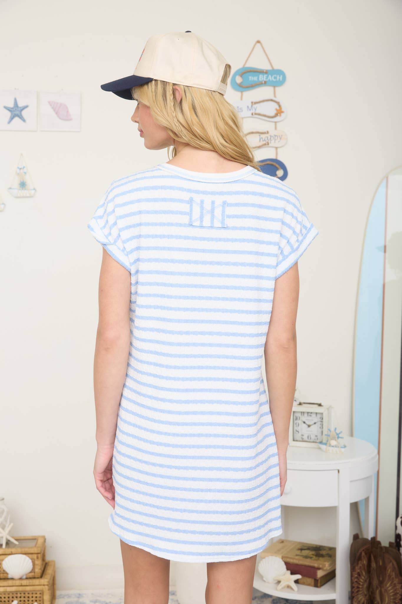 Textured Stripe Dress