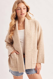 Greta Oversized Shawl Collar Cardigan