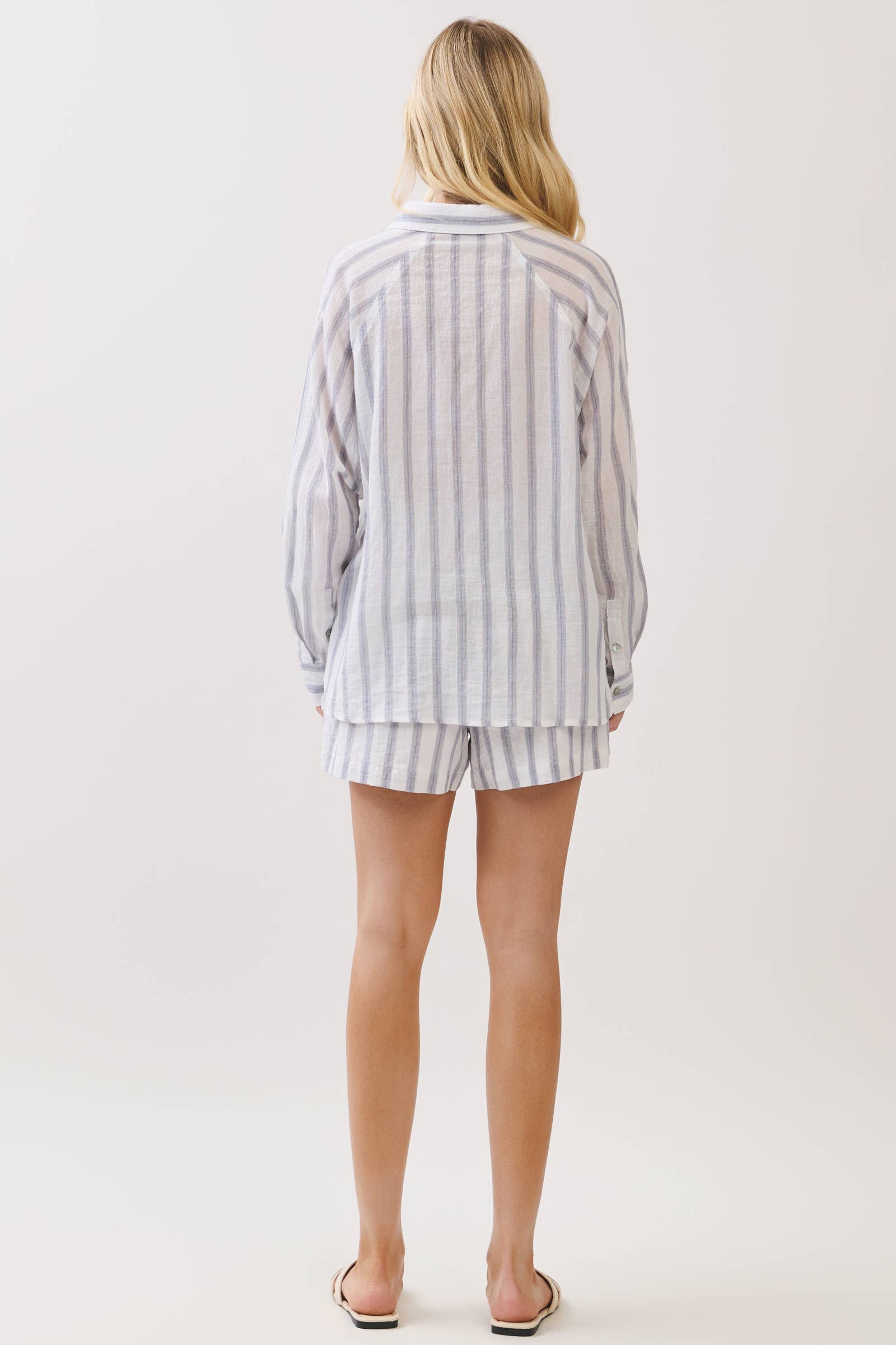 Striped Pull-On Shorts