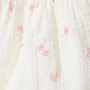Floral Muslin Baby Girl Romper