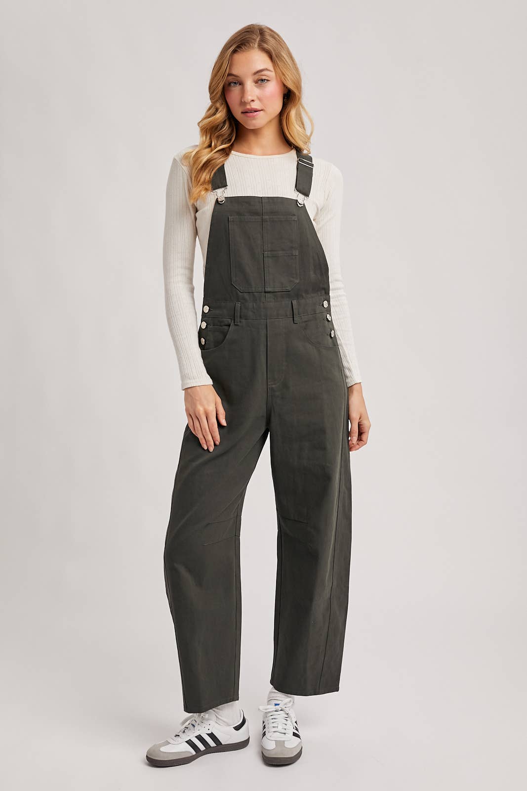 BARREL OVERALLS JUMPSUIT