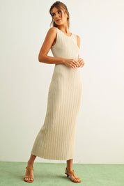 Noemi Ribbed Knit Maxi Dress