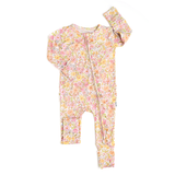 Kennedy Floral Ruffle Zip Easter Floral Sleepies Little