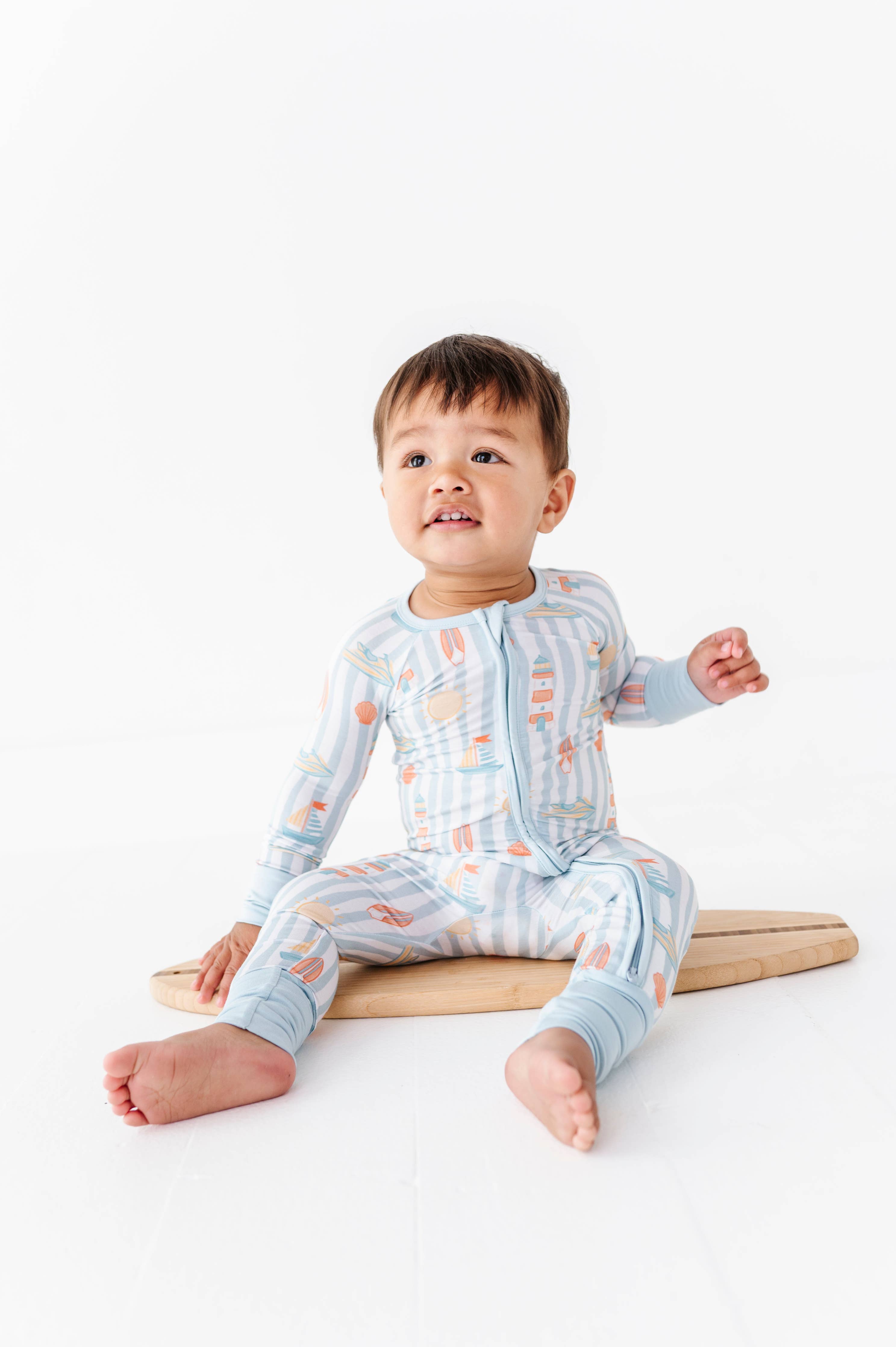 Boardwalk Buddies Blue Convertible Footies