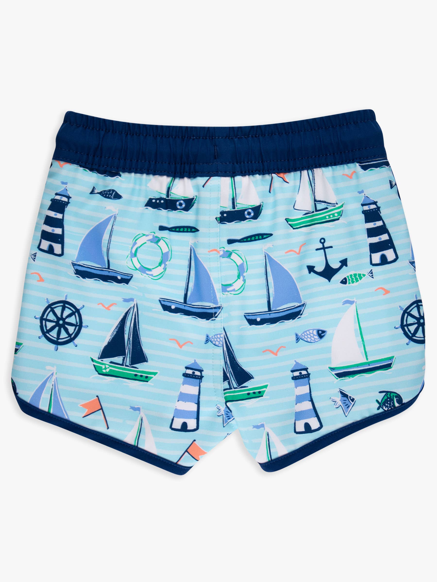 Sails Away Performance Swim Trunks