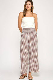 Gingham Pants