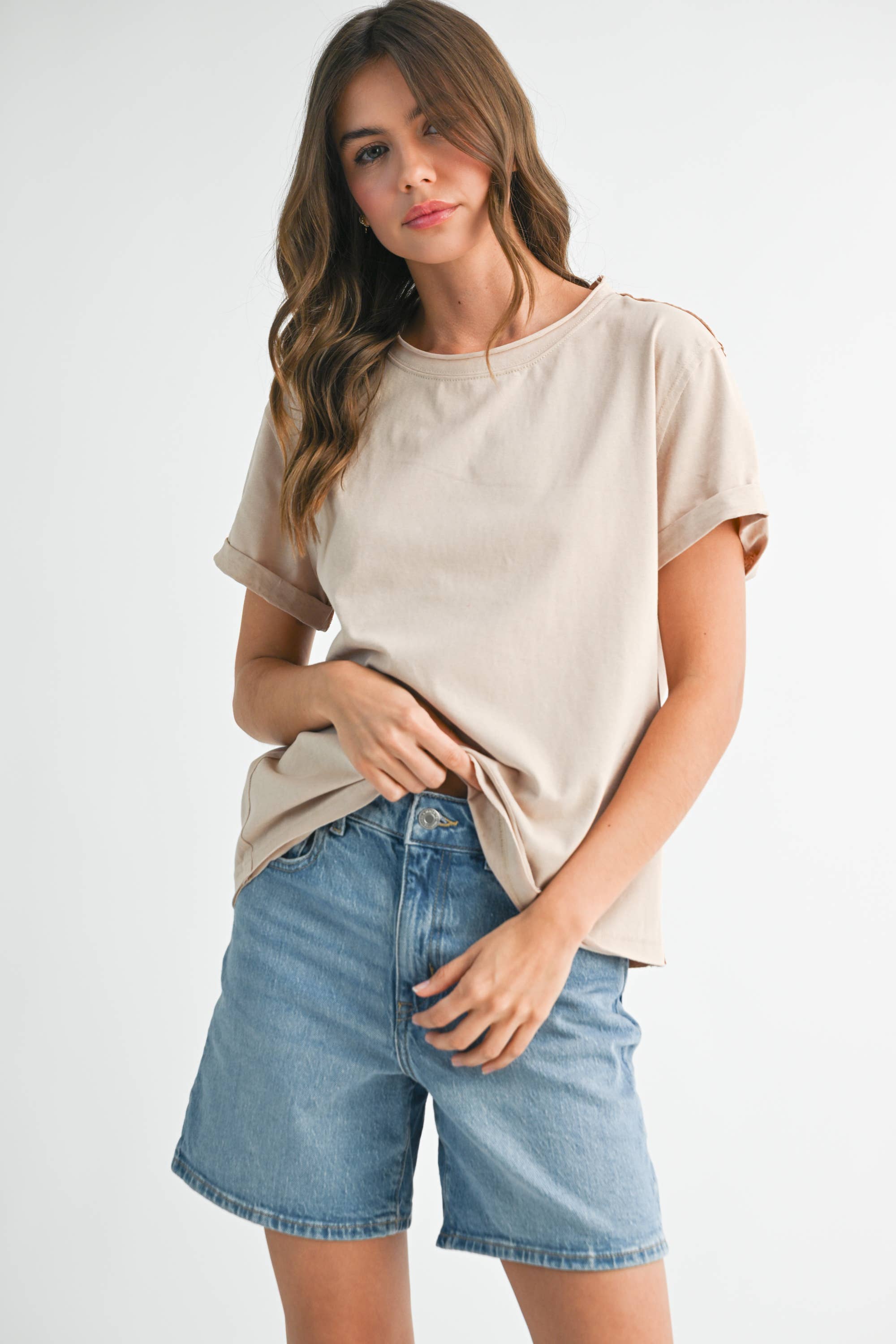 8314DN Mali Baby Tee Short Sleeve Top