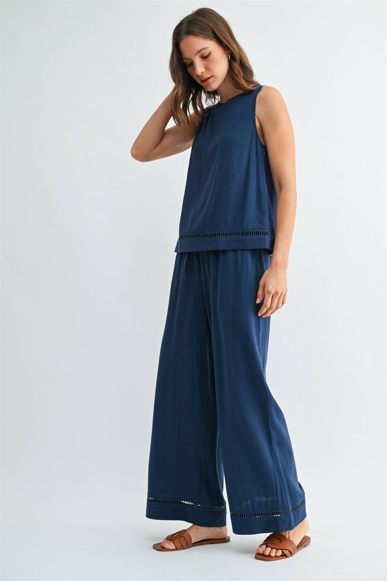 Tessa Trim Detail Drawstring Pants
