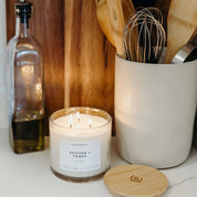 Vetiver + Tonka 3-Wick Soy Candle
