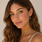 Celestial Starburst Mini Hoop Earrings