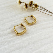 Everyday Gold Square Hoop Earrings