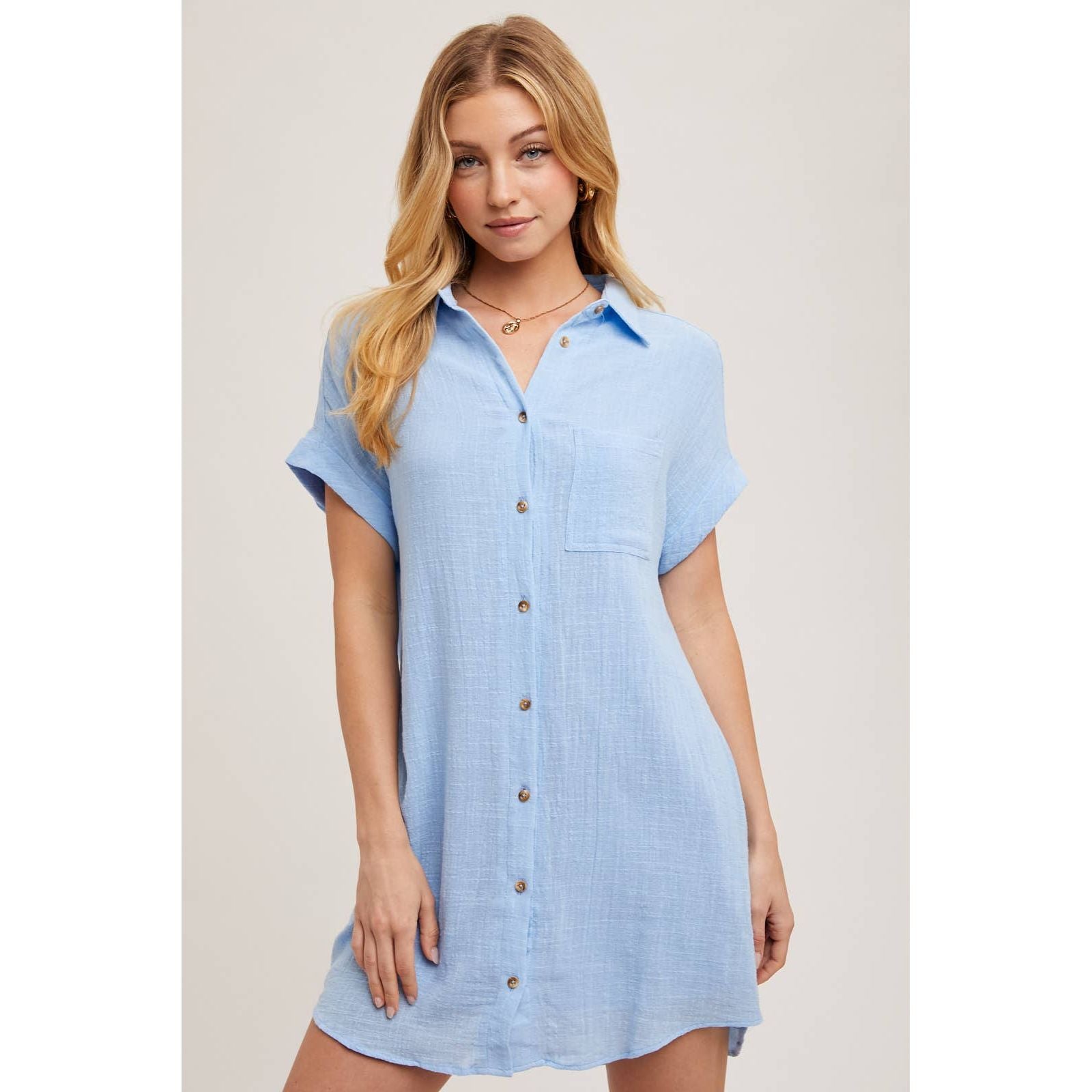 The Everyday Textured Mini Dress