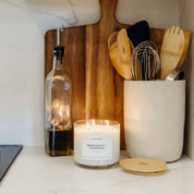 Mahogany + Cashmere 3-Wick Soy Candle