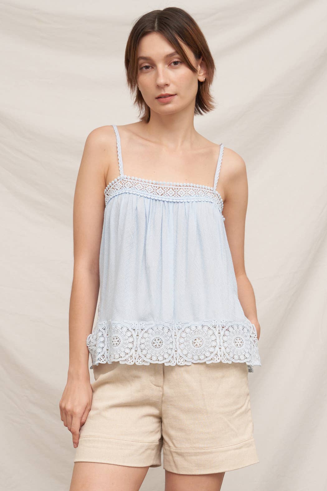 Amelia Lace Trim Cami