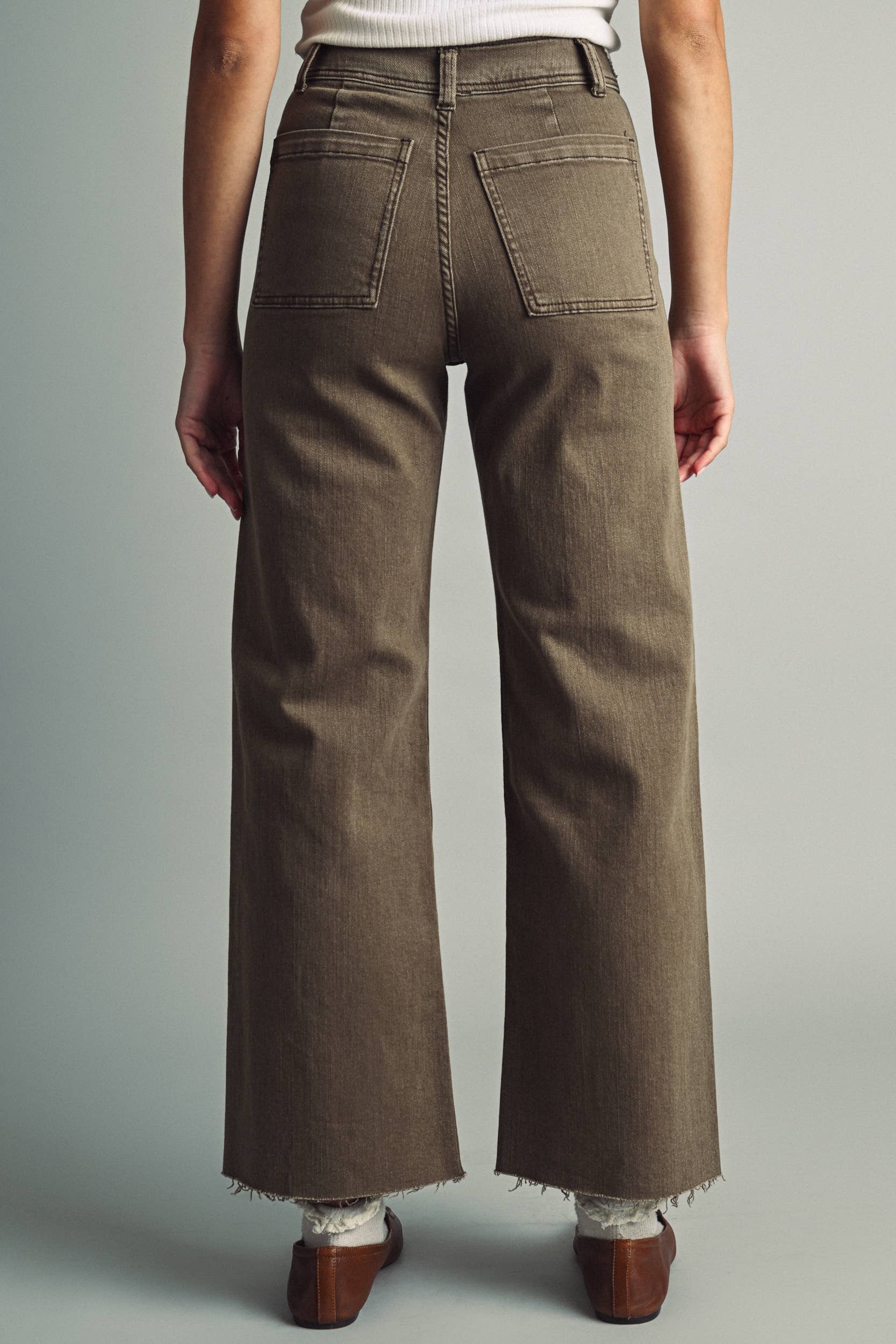 Florence Wide Leg Pocket Pants
