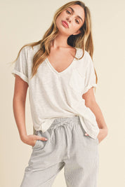 Zoie V-Neck Tee