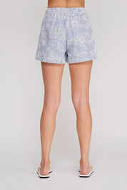 Embroidered Stripe Shorts