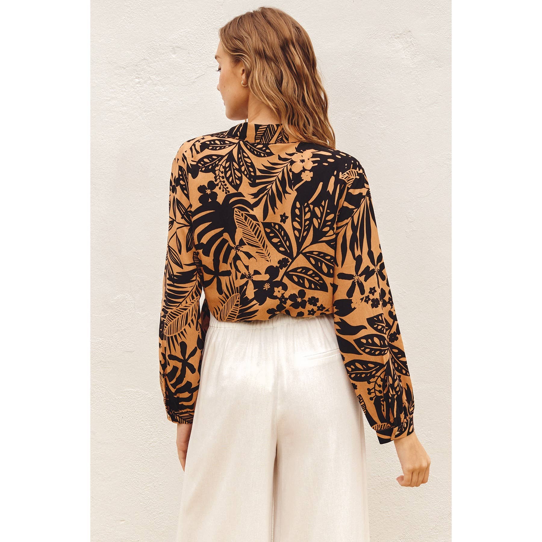 Sweet Summer Wrap Collared Shirt