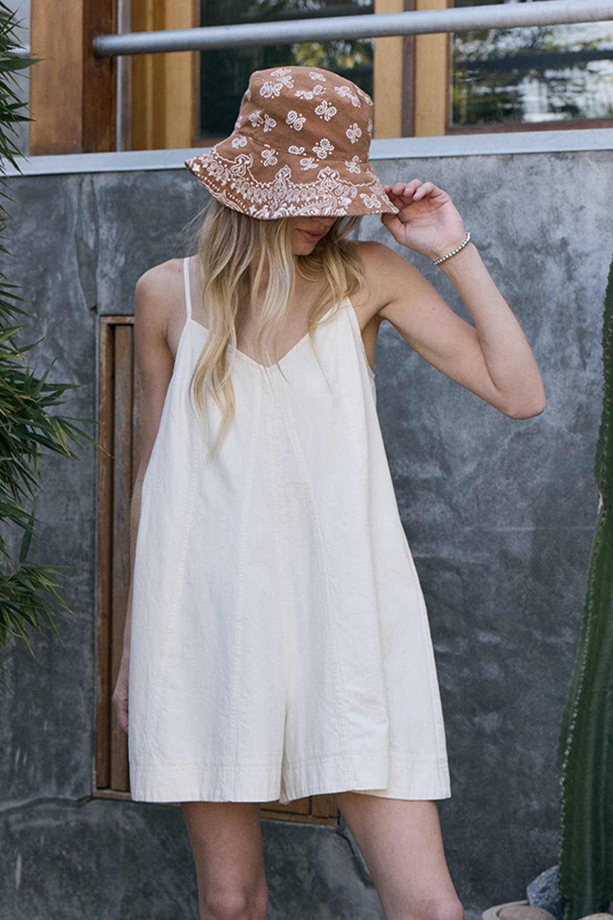 Calla Cotton Swing Romper