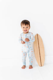 Boardwalk Buddies Blue Convertible Footies