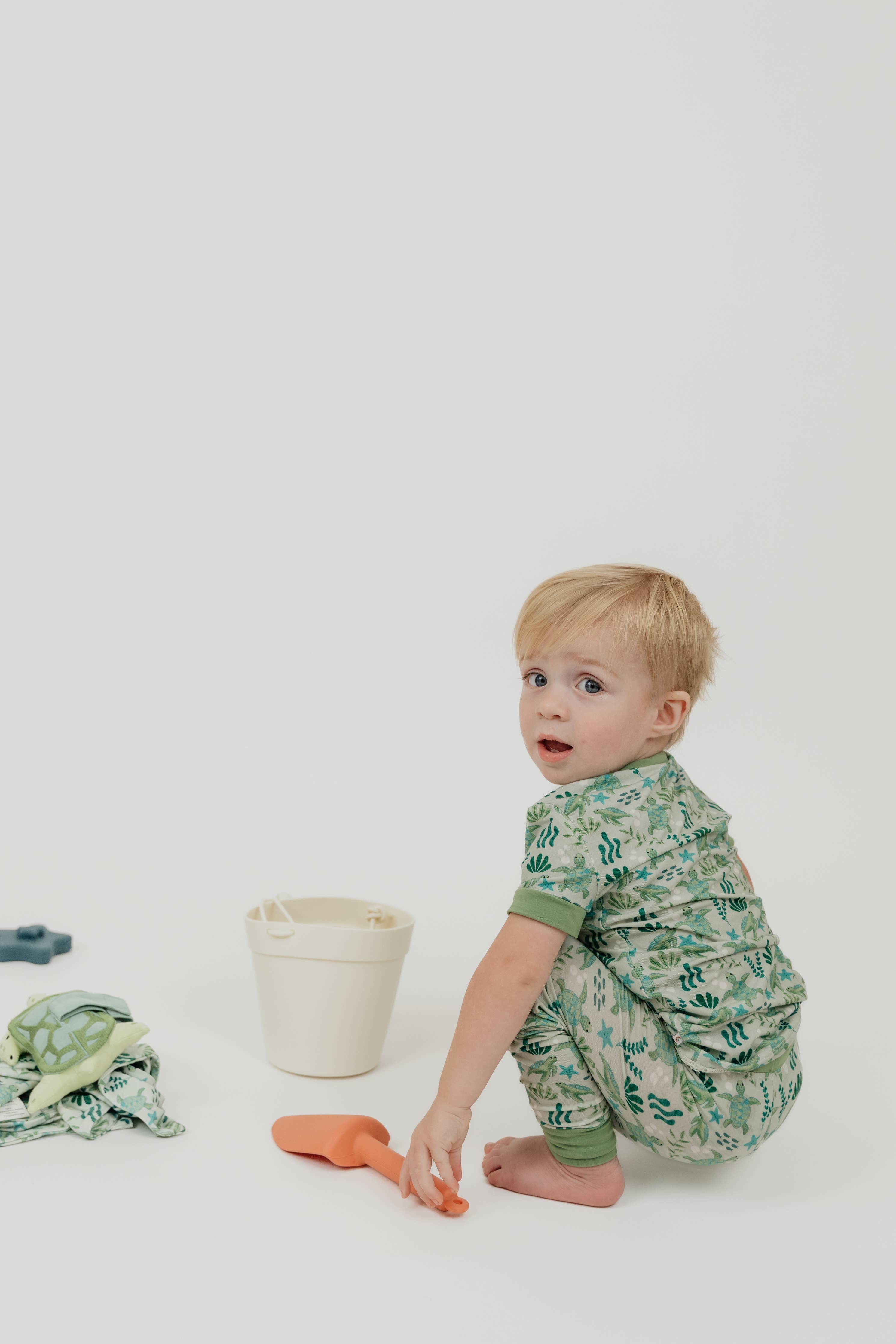 Save the Sea Turtles Bamboo Kids Pajamas