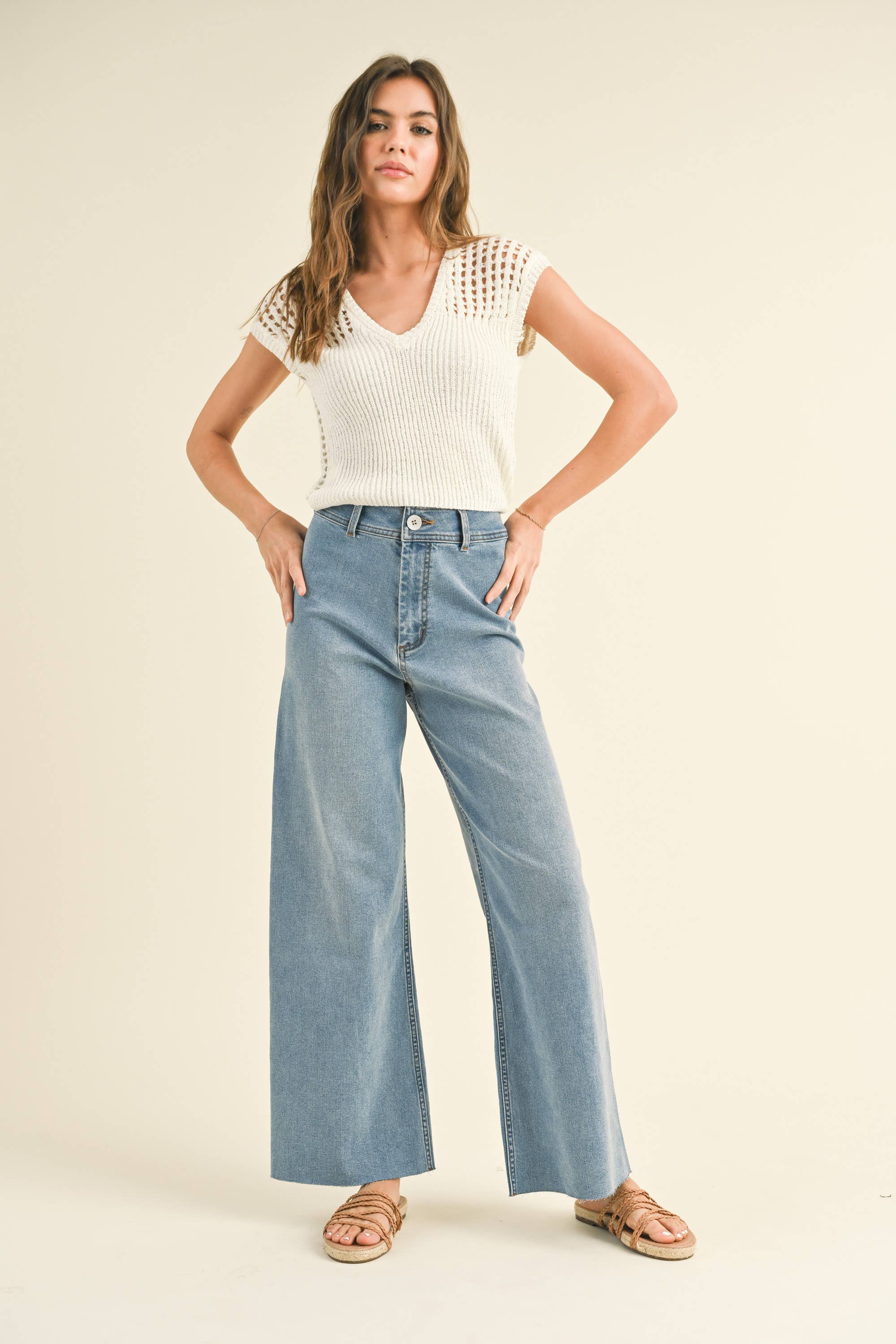 Coastline Wide Leg Denim