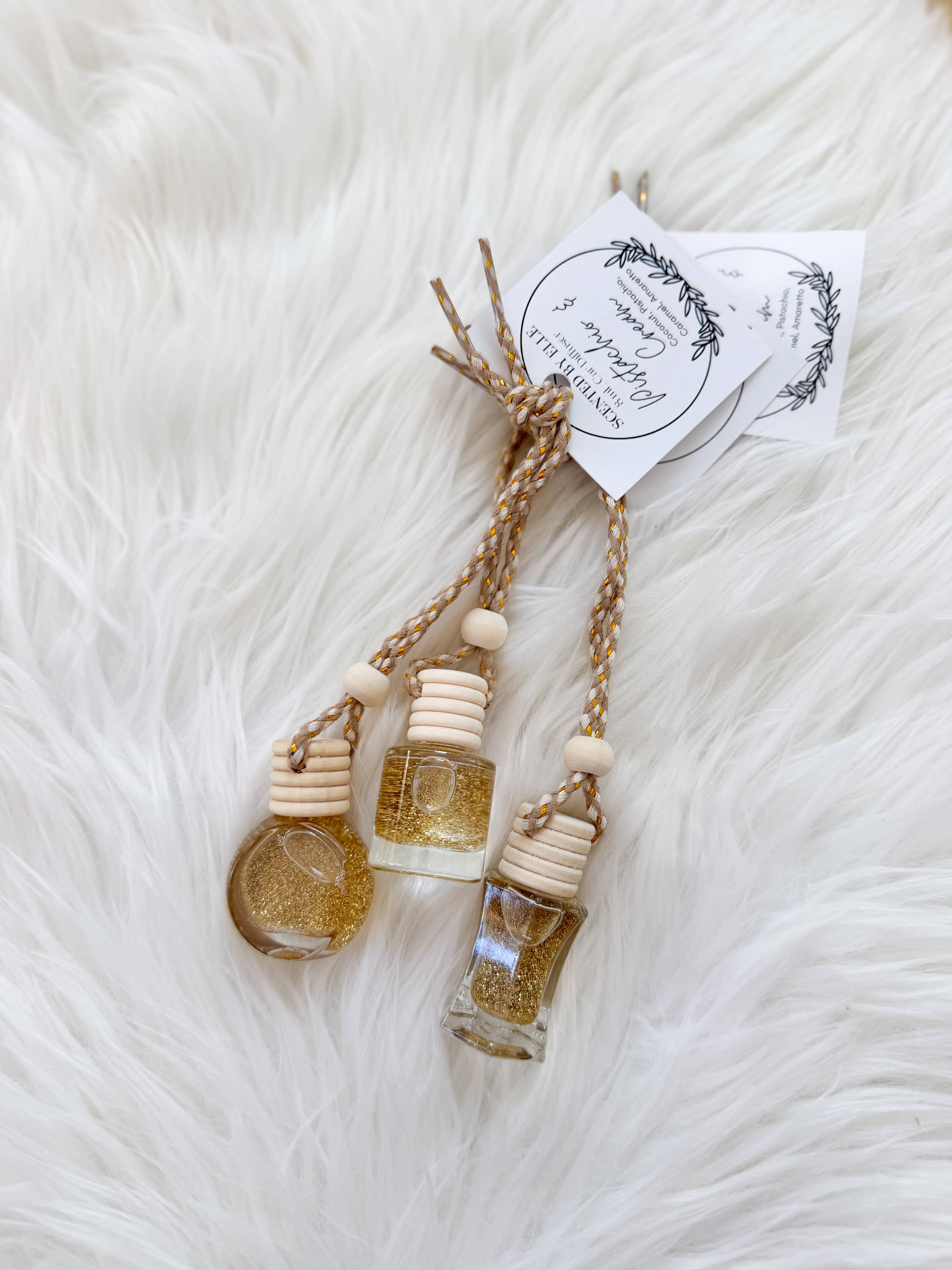 Pistachio + Cream Car Diffuser