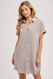 The Everyday Textured Mini Dress