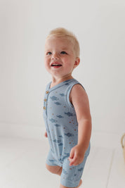Babysprouts Boy's Sleeveless Romper