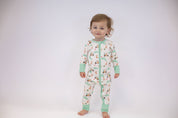 Barks & Birdies (Golf Dogs) Convertible Zip Pjs