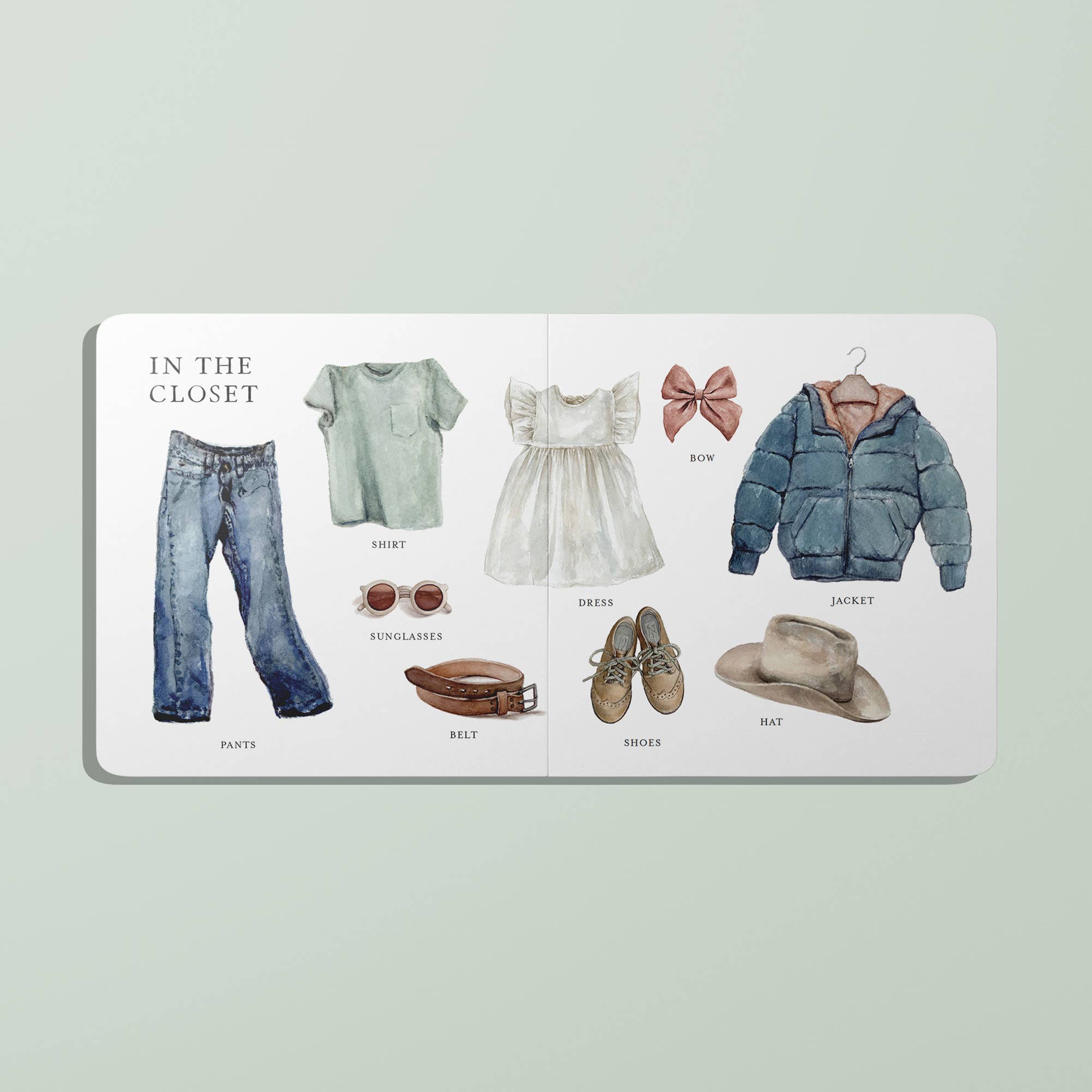 Our Big Book of First Words – Watercolor Board Book