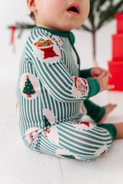 Christmas Classic Stripe Convertible Footies