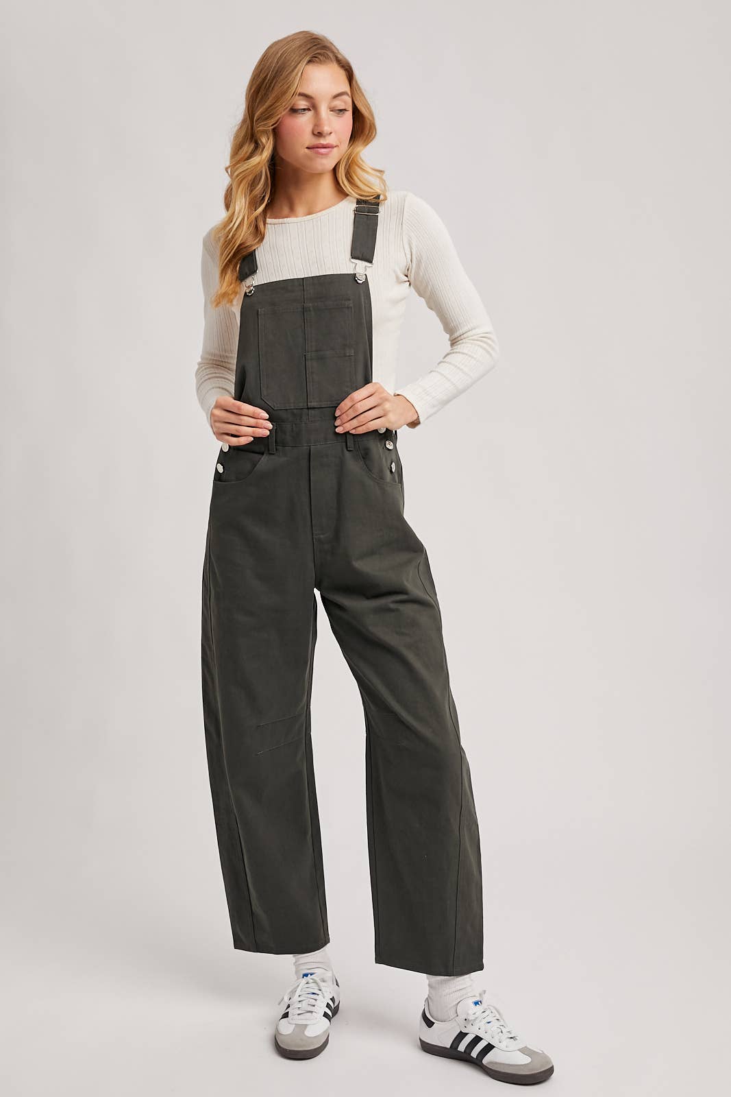BARREL OVERALLS JUMPSUIT