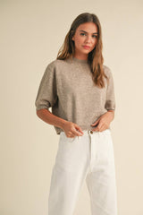Stella Short Sleeve Sweater Top