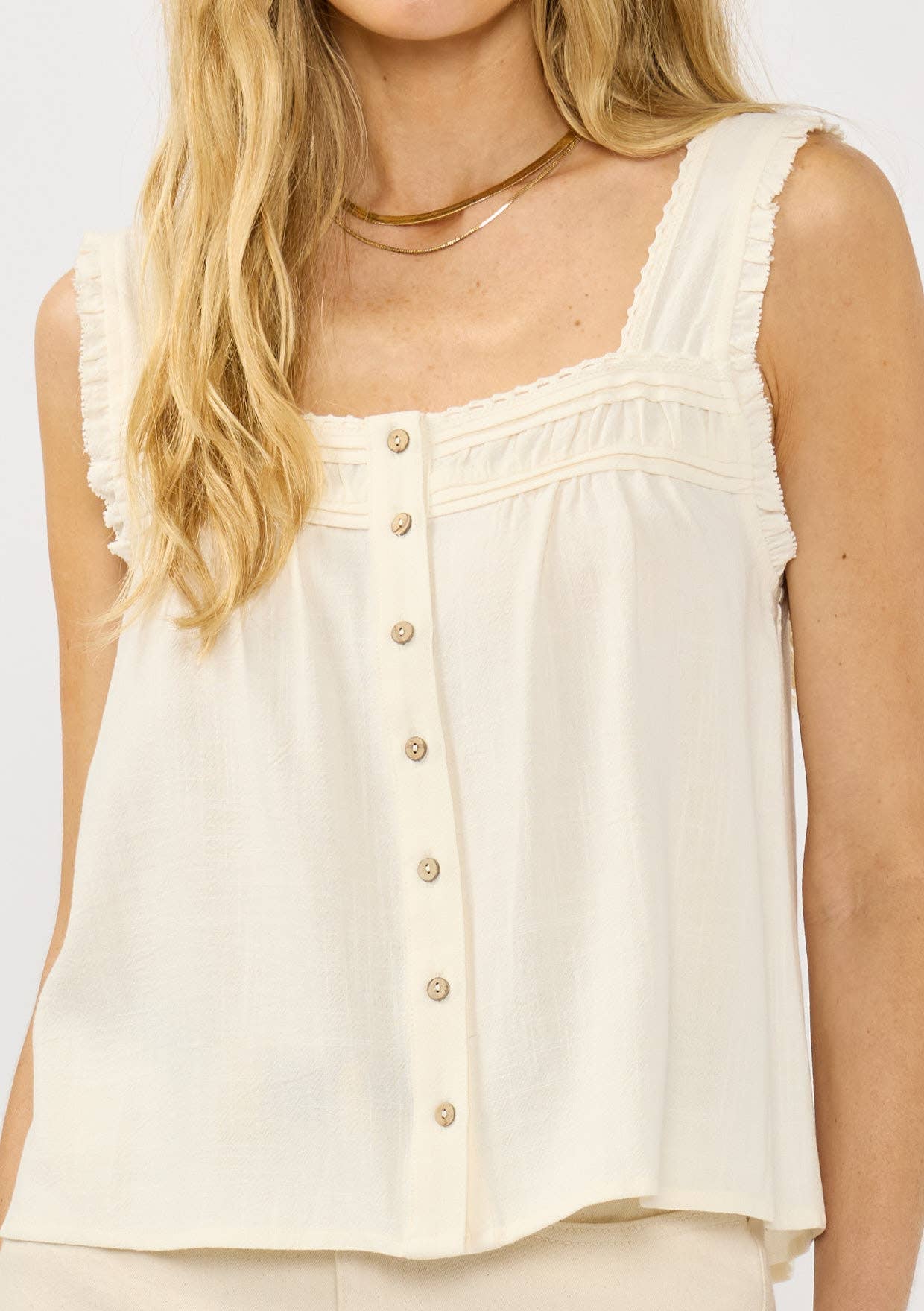 Ela Lace Trim Tank