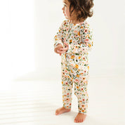 Blush and Gold Floral Bamboo Sleeper